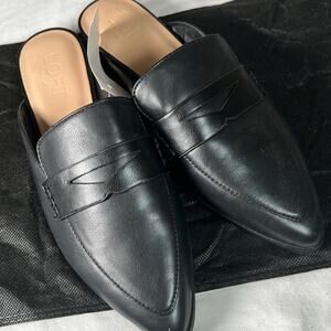 NEW Ann taylor Loft  black six 6 loafers